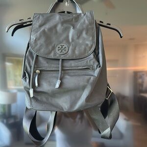 Tory Burch black Backpack with Logo Detail